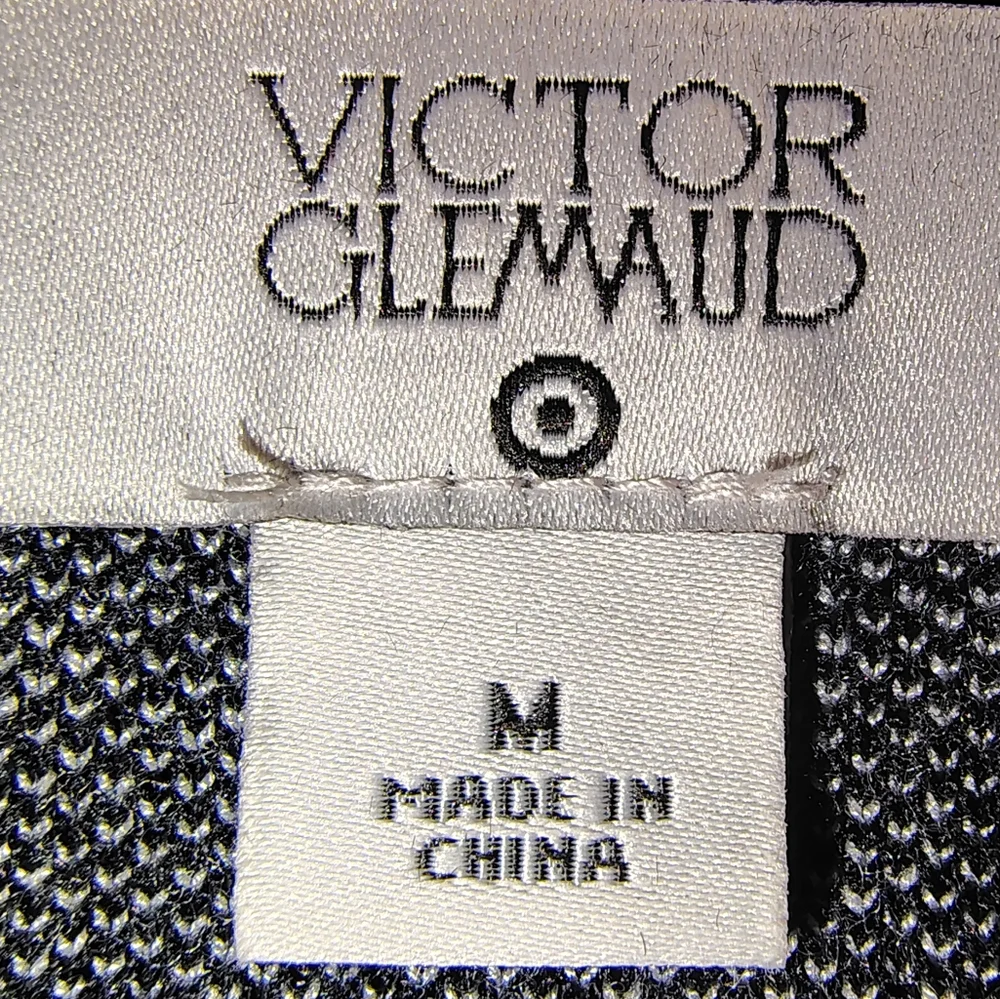 Victor Glemaud Polka Dot Sweater Blouse in Black With White Polkadots Size M - Picture 3 of 7